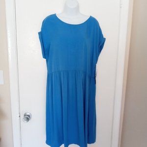 JustFab Blue Dress Size Large